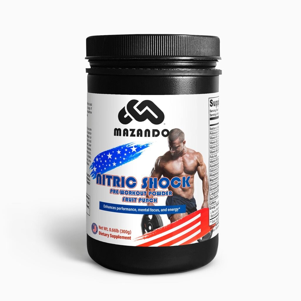 Nitric Shock Pre-Workout Powder (Fruit Punch)
