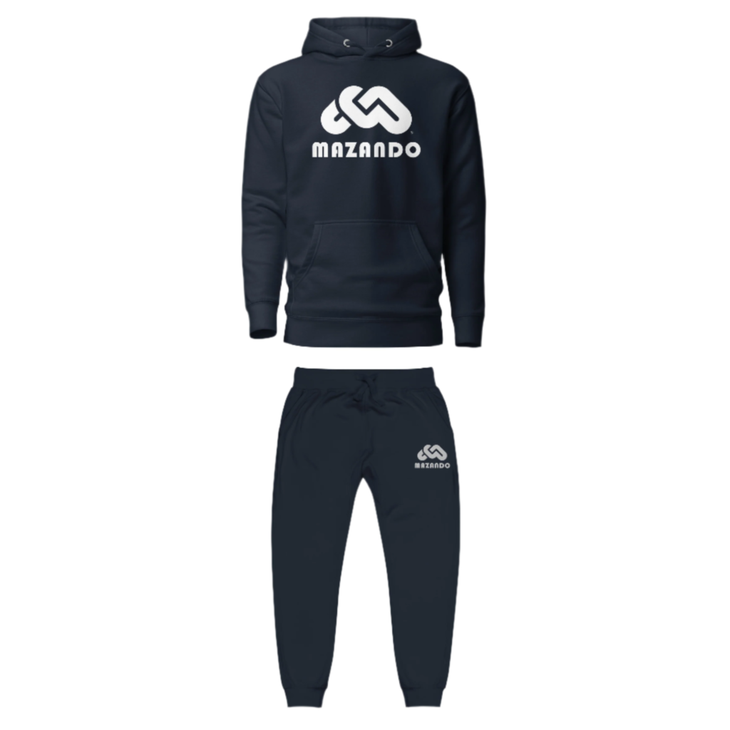 NAVY Hoodie & Sweatpants suit
