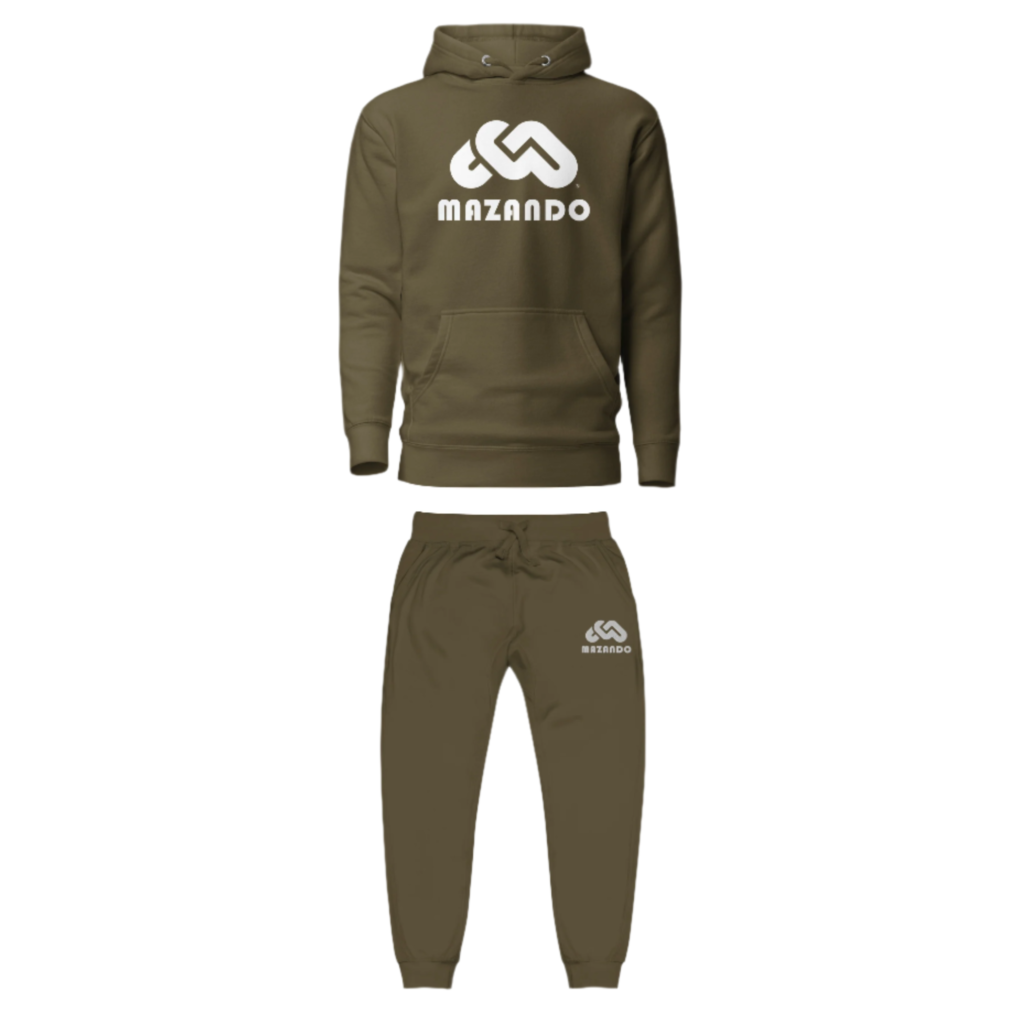 MILITARY GREEN Hoodie & Sweatpants Suit